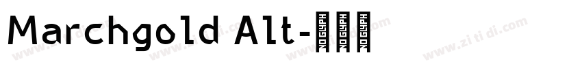 Marchgold Alt字体转换 Marchgold Alt字体转换